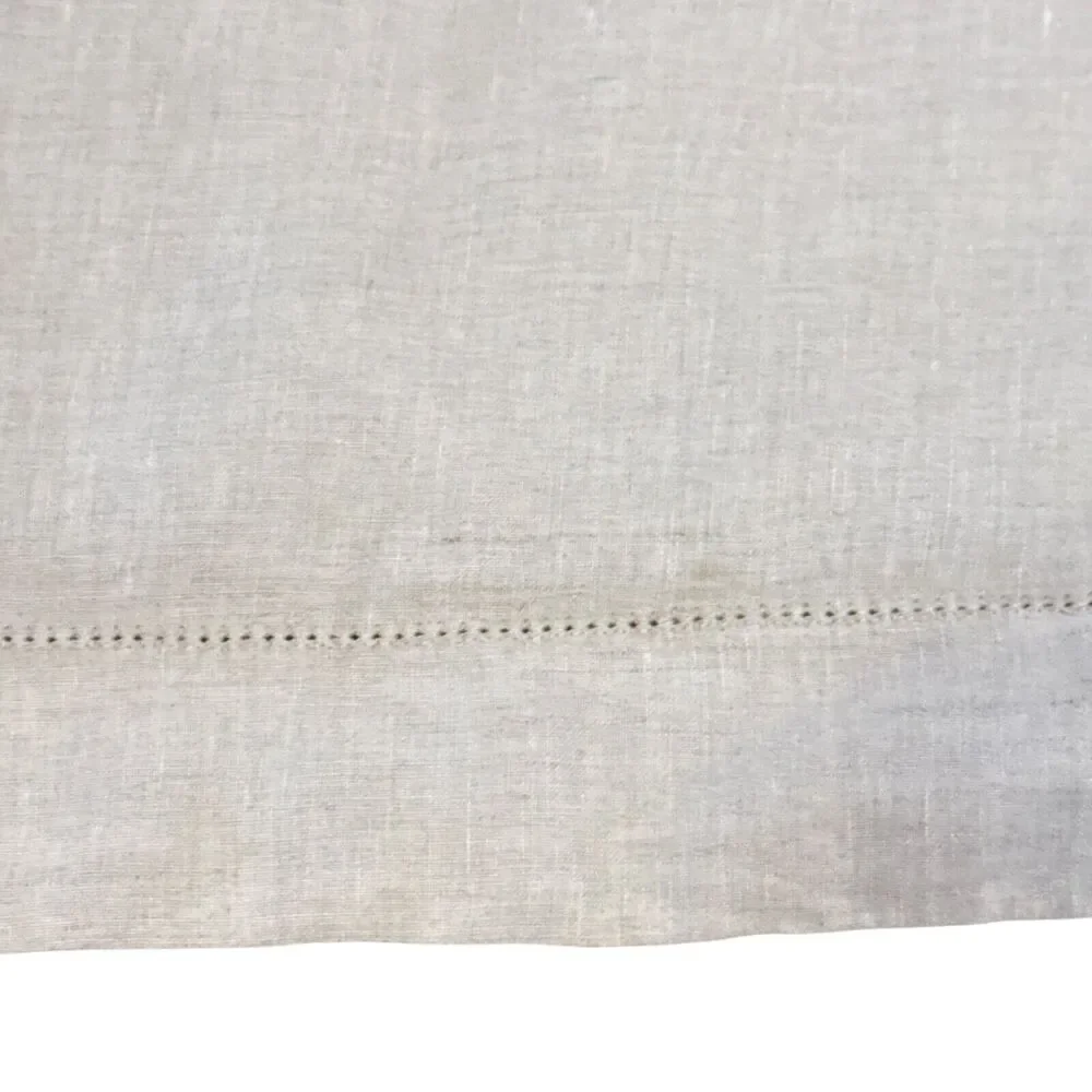 Pottery Barn Belgian Flax 100% Linen Standard Pillow Sham Case Cover Beige